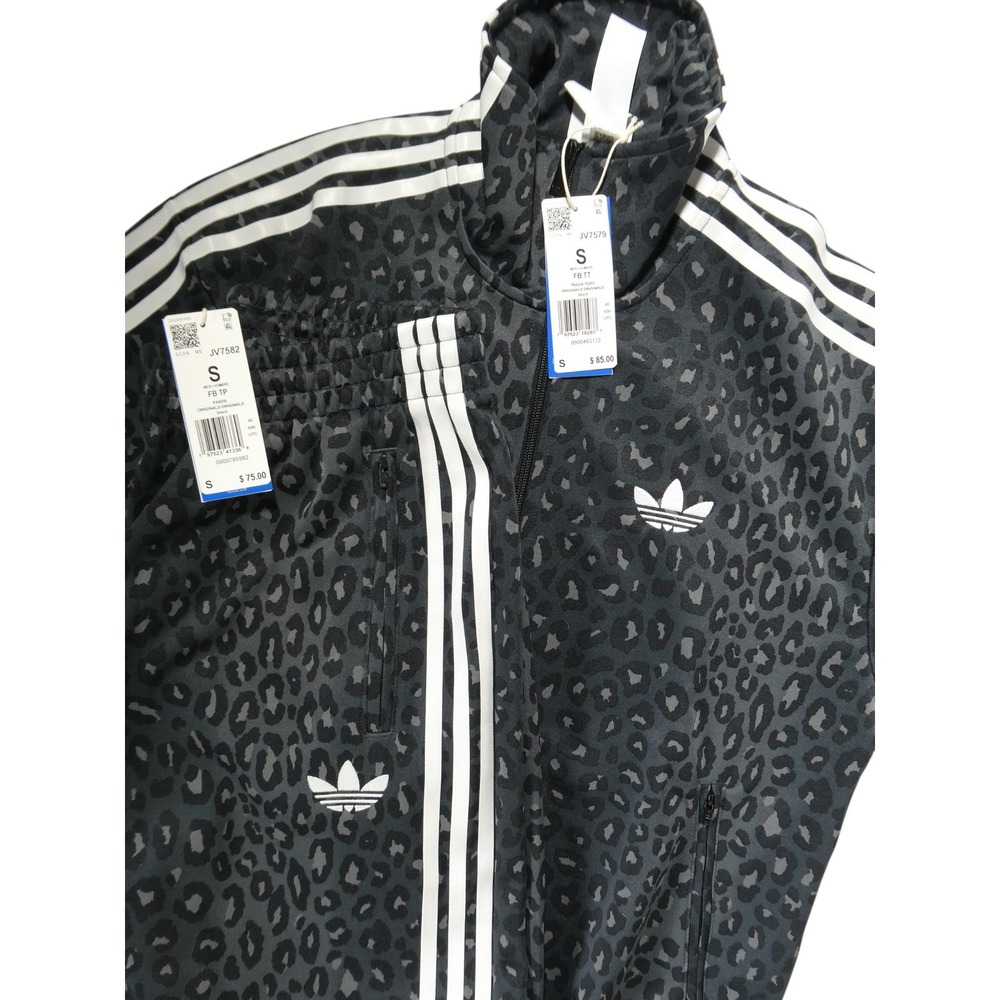 Adidas Originals Unisex 2‑P Track Suit Women's M / Men's S Black JV7579 JV7582 - Picture 7 of 11